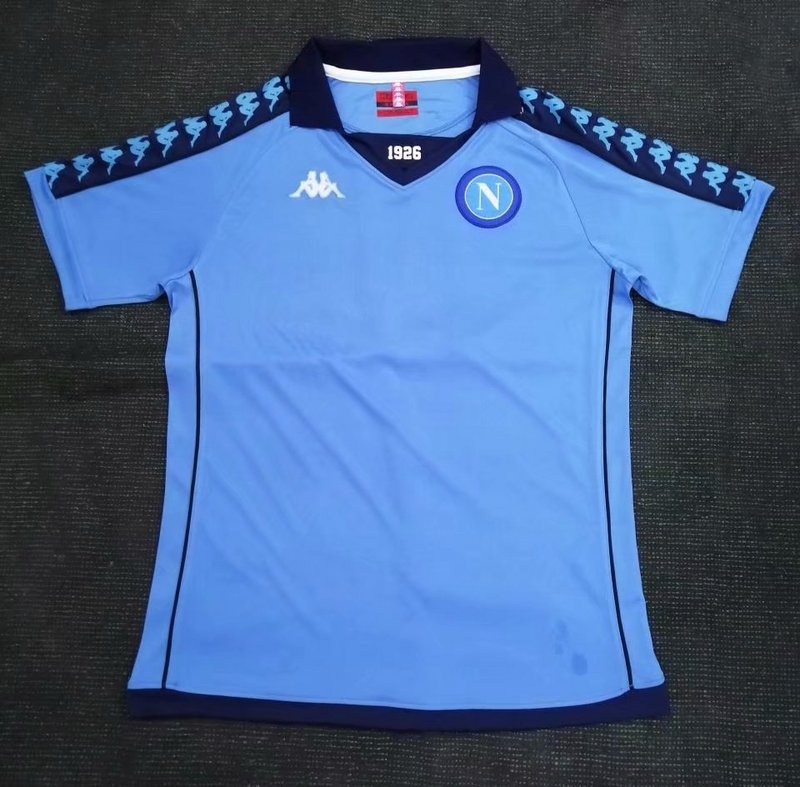 AAA Quality Napoli Kappa Retro Blue Soccer Jersey